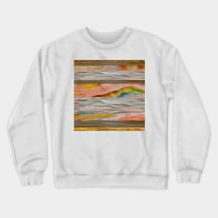 Pastel Earth Strata Crewneck Sweatshirt